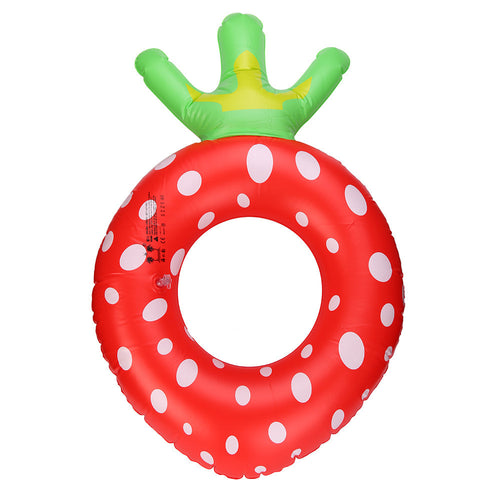 Inflatable Strawberry Beach & Pool Float