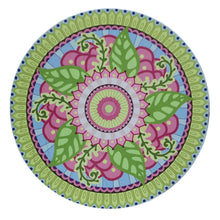 Load image into Gallery viewer, Round Summer Bloom Beach Towel