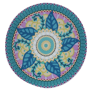 Round Summer Bloom Beach Towel