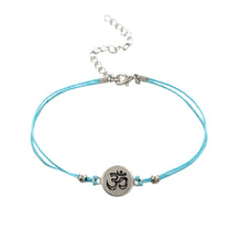 Load image into Gallery viewer, Bohemian Tortoise and Ohm Anklet