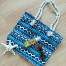 Load image into Gallery viewer, New Summer Canvas Bohemian Style Striped Shoulder Beach Bag