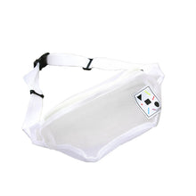 Load image into Gallery viewer, White Transparent Crossbody Fanny Pack Bag