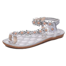 Load image into Gallery viewer, Sunflower Cross Strap Beach Sandal