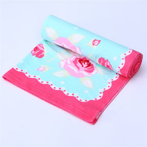 At The Beach Rose Print Shawl Towel