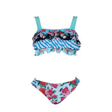 Load image into Gallery viewer, Loose Hawaiin Back Tie Two-Piece Bathing Suit