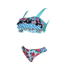 Load image into Gallery viewer, Loose Hawaiin Back Tie Two-Piece Bathing Suit