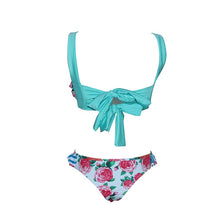 Load image into Gallery viewer, Loose Hawaiin Back Tie Two-Piece Bathing Suit