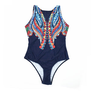 Tropical Goddess One-Piece Bathing Suit