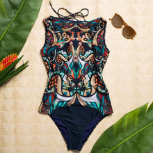 Load image into Gallery viewer, Tropical Goddess One-Piece Bathing Suit