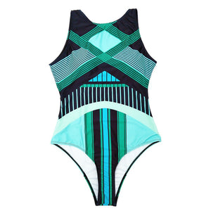 Tropical Goddess One-Piece Bathing Suit