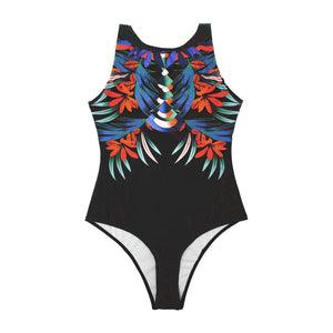 Tropical Goddess One-Piece Bathing Suit