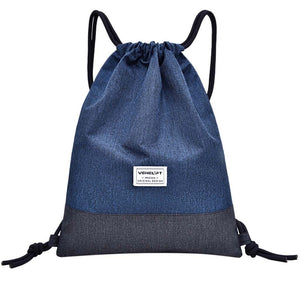 Oxford Drawstring Beach Bag