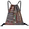 Load image into Gallery viewer, Patterned Drawstring Beach Bag