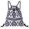 Load image into Gallery viewer, Patterned Drawstring Beach Bag