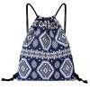 Load image into Gallery viewer, Patterned Drawstring Beach Bag