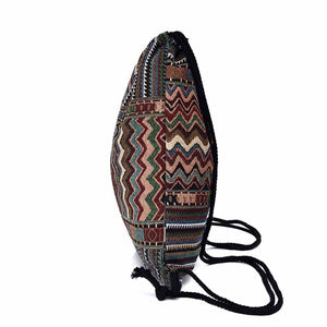 Patterned Drawstring Beach Bag